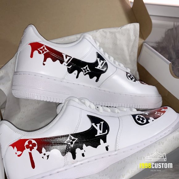 Authentic Nike Air Force 1 Custom Free Shipping - Picture 5 of 6